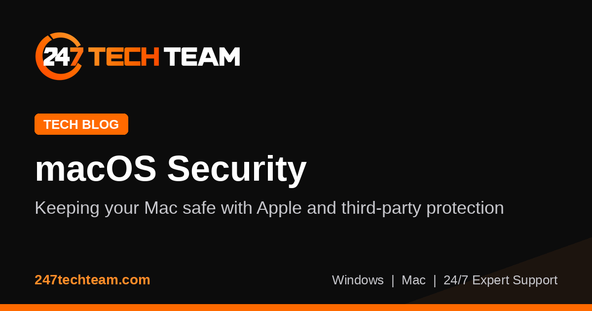 Mac security settings screen showing FileVault enabled and a recovery key prompt